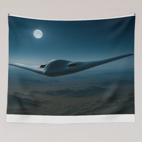 Item preview, B-2 Spirit Stealth Bomber Moonlit Midnight Mission  designed and sold by Skyframe Aviation.
