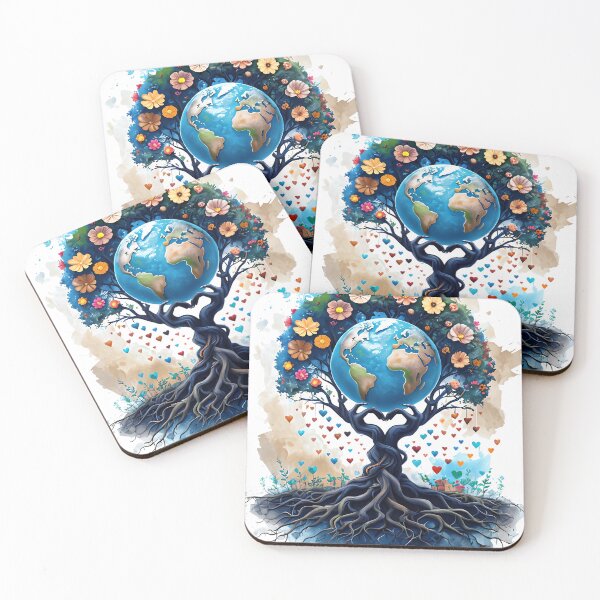 Item preview, World Environment Day - Earth Tree of Life designed and sold by ArtisticDesignsbyLinda.