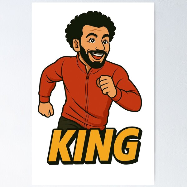 Item preview, Mo Salah KING designed and sold by Fanominal.