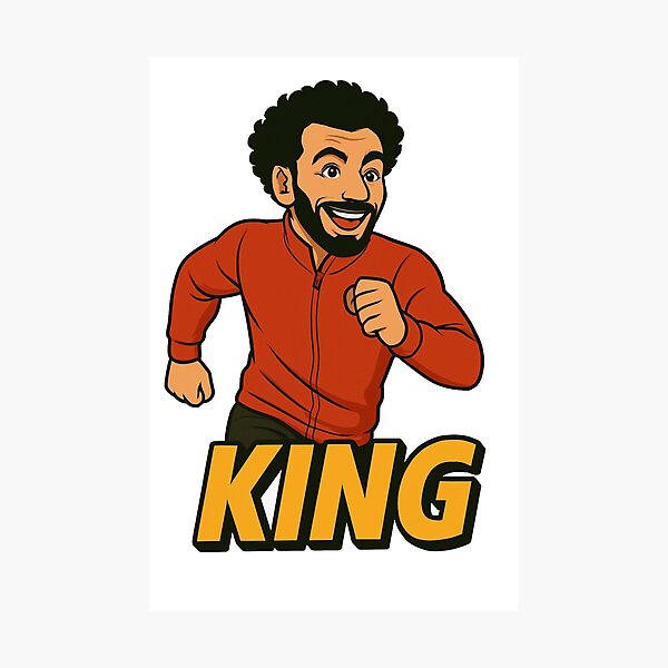 Item preview, Mo Salah KING designed and sold by Fanominal.
