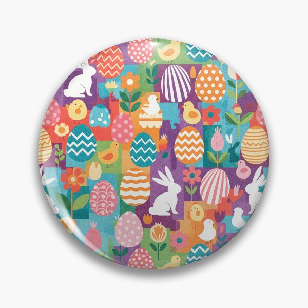Item preview, Colorful Easter Patchwork Pattern designed and sold by tretyakov.