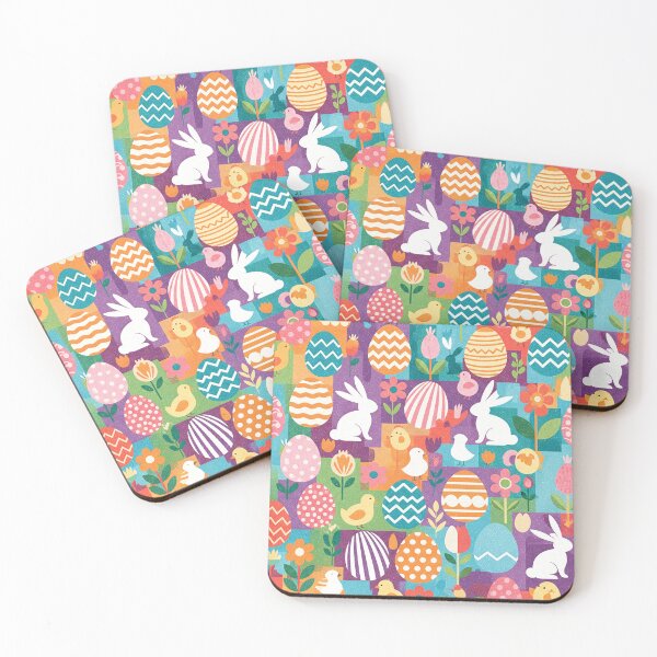 Item preview, Colorful Easter Patchwork Pattern designed and sold by tretyakov.