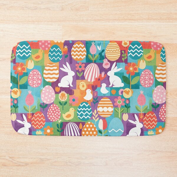 Item preview, Colorful Easter Patchwork Pattern designed and sold by tretyakov.