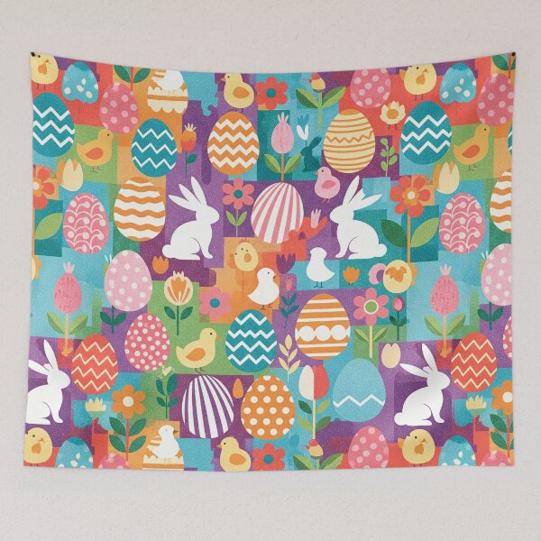 Item preview, Colorful Easter Patchwork Pattern designed and sold by tretyakov.