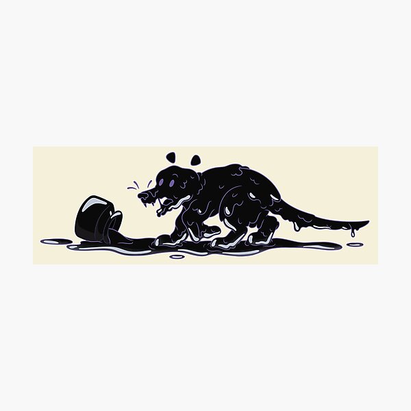 Aperçu de l'œuvre Ink Possum créée et vendue par Knadire.