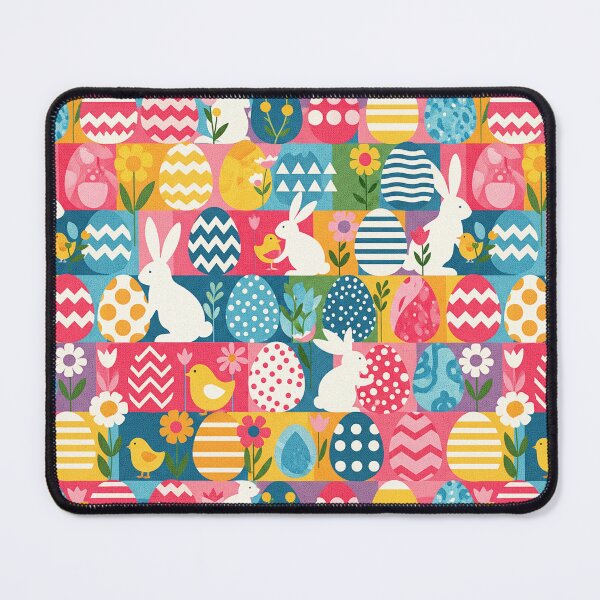 Item preview, Vibrant Easter Eggs Bunny Pattern designed and sold by tretyakov.