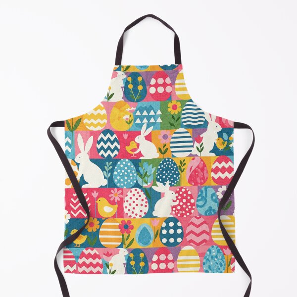 Item preview, Vibrant Easter Eggs Bunny Pattern designed and sold by tretyakov.