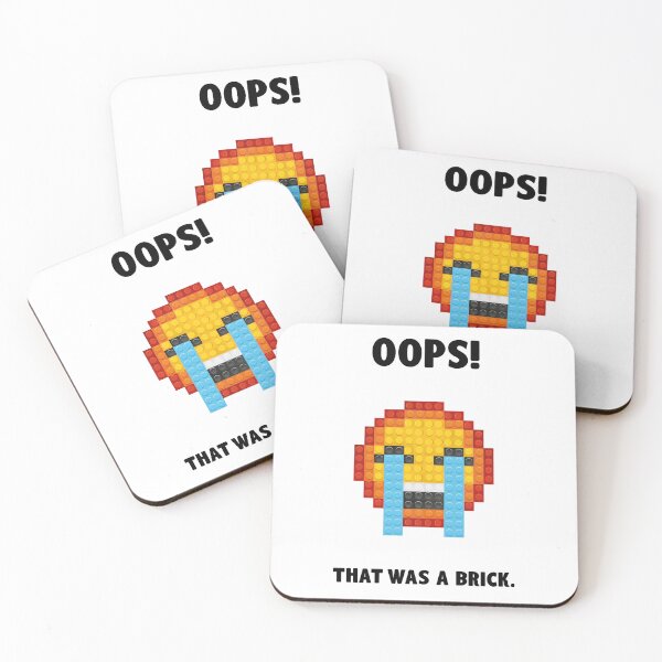 Item preview,  Oops. That was a brick! - Lego t-shirt designed and sold by spauldingcorps.