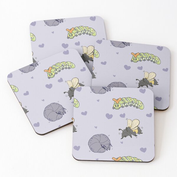 Item preview, Emotional bugs pattern designed and sold by Caterpillar With A Crayon.