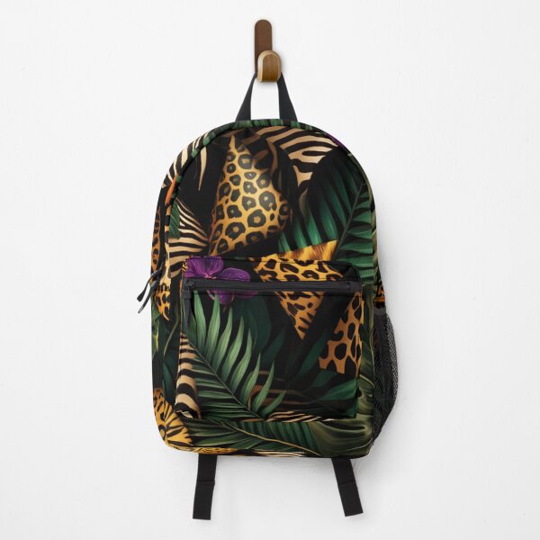 Item preview, Layered Safari – Animal Skins with Tropical Shadows and Florals designed and sold by ArtiQreate.
