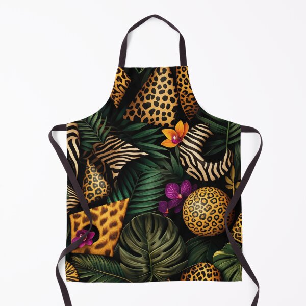 Item preview, Layered Safari – Animal Skins with Tropical Shadows and Florals designed and sold by ArtiQreate.
