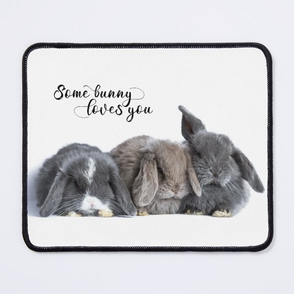 Item preview, Baby Rabbits, Some bunny loves you...black text designed and sold by Jane Stanley Photography.