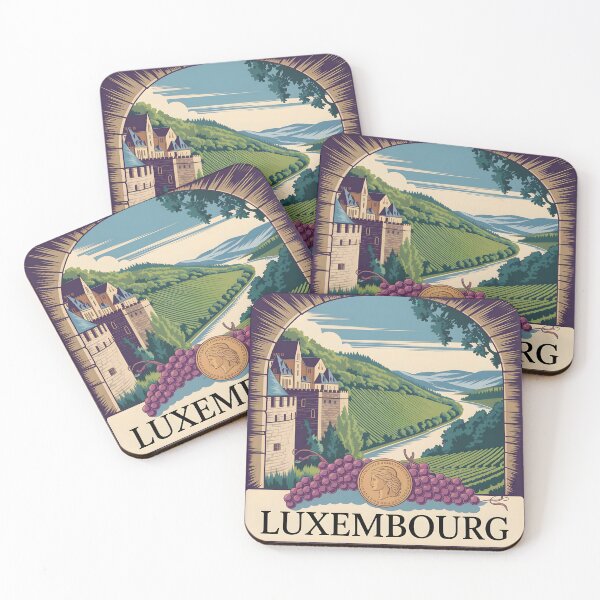 Item preview, Luxembourg: Vintage City Walls & Scenic Vistas designed and sold by LSVart.