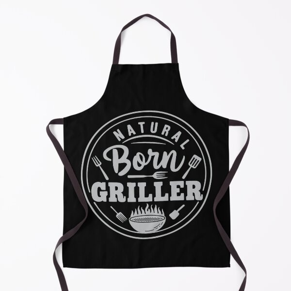 Item preview, Retro Mens Vintage Natural Born Griller Dad Father's Day Tee designed and sold by smartrocket.