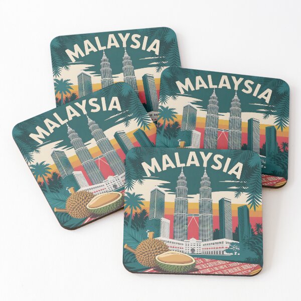 Item preview, Malaysia: Tropical Vintage Skyline & Heritage designed and sold by LSVart.