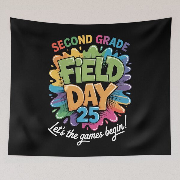 Item preview, Let The Games Begin 2nd Second Grade Field Day Teacher Kid designed and sold by brynatshop.