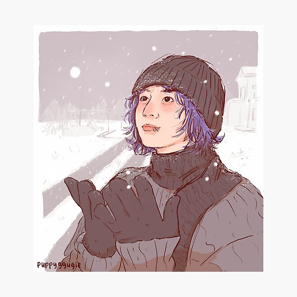 Aperçu de l'œuvre fan art de Snow Jungkook créée et vendue par puppyggugie.