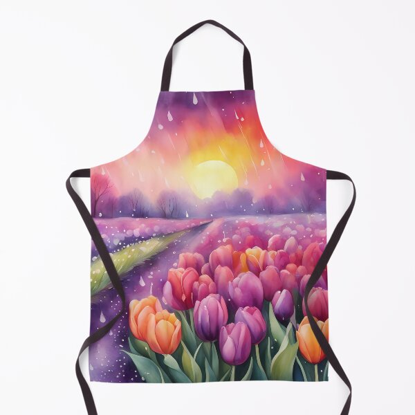 Item preview, Pink Tulip Fields at Dawn designed and sold by CalmnessbyChoice.