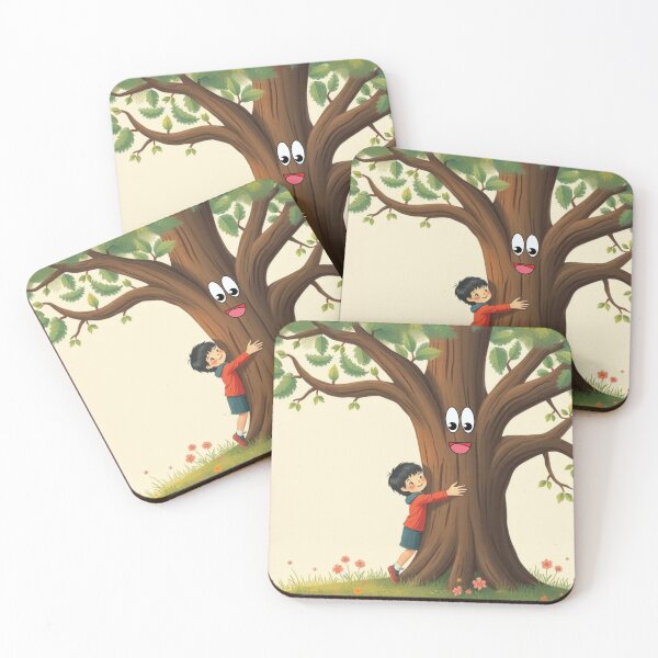 Item preview, Tree hugger environmentalist cute art designed and sold by RedOrBlueIts4U.