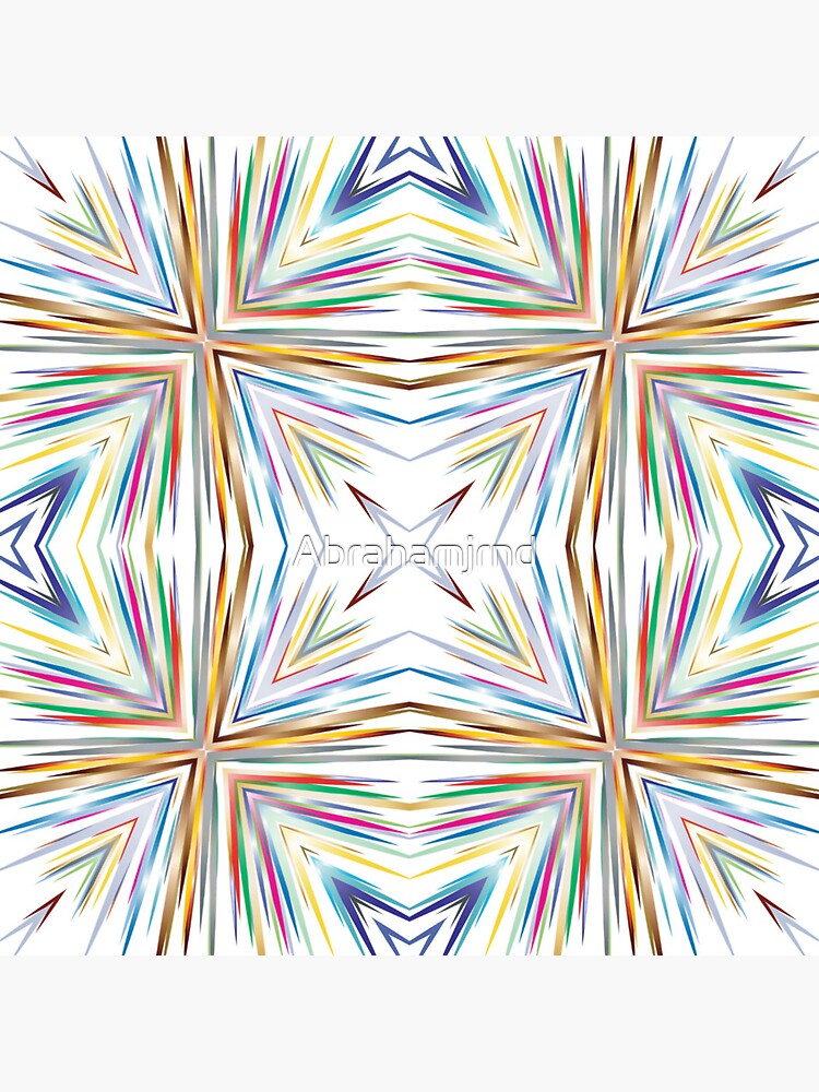 Sticker Seamless triangle pattern. Vector background.