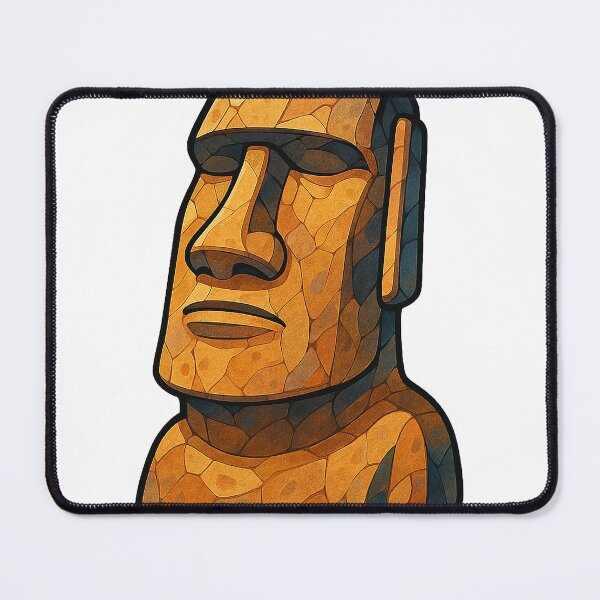 Item preview, Stoic Moai Ancient Attitude designed and sold by LessSugar.