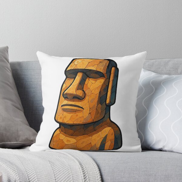 Item preview, Stoic Moai Ancient Attitude designed and sold by LessSugar.