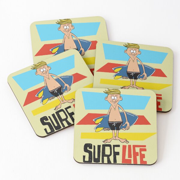 Item preview, Vintage sixties griffin retro style Surf Life surfer boy.  designed and sold by Kludoman.