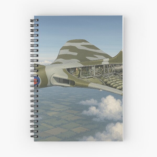 Item preview, Avro Vulcan Cutaway Illustration designed and sold by Skyframe Aviation.