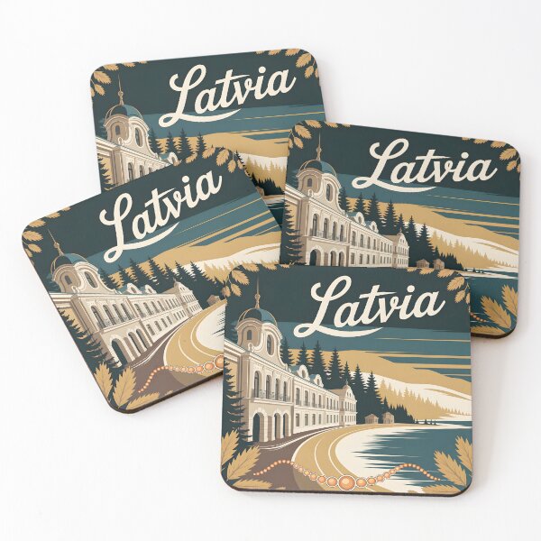 Item preview, Latvia: Art Nouveau Charm & Baltic Coastal Bliss designed and sold by LSVart.