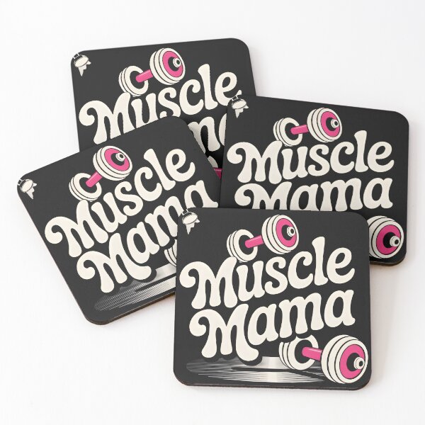 Item preview, Muscle Mama T-Shirt with Dumbbells – Strong, Stylish & Fierce designed and sold by T3goods.