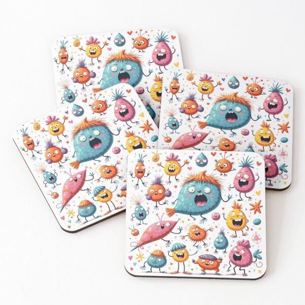 Item preview, Colorful Cartoon Monsters designed and sold by Danivique.