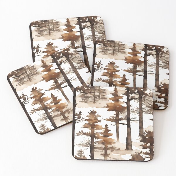 Item preview, Silhouette Pine Trees designed and sold by CalmnessbyChoice.