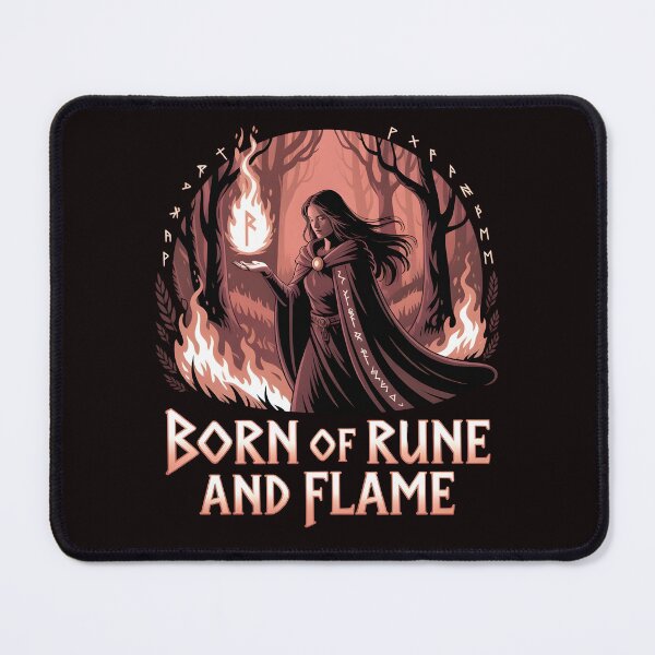 Item preview, Runes In My Blood – Born of Rune and Flame Shirt designed and sold by Slavicsoul.