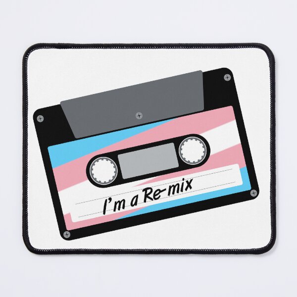 Item preview, I'm a Remix - Trans Casette designed and sold by OddityDesign.