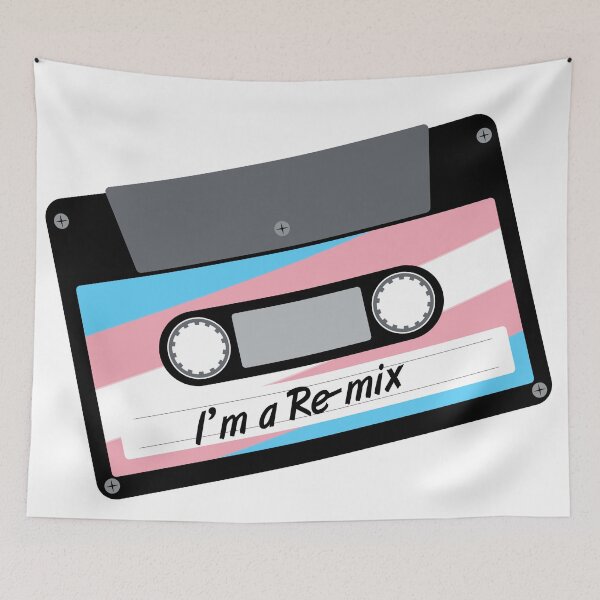 Item preview, I'm a Remix - Trans Casette designed and sold by OddityDesign.
