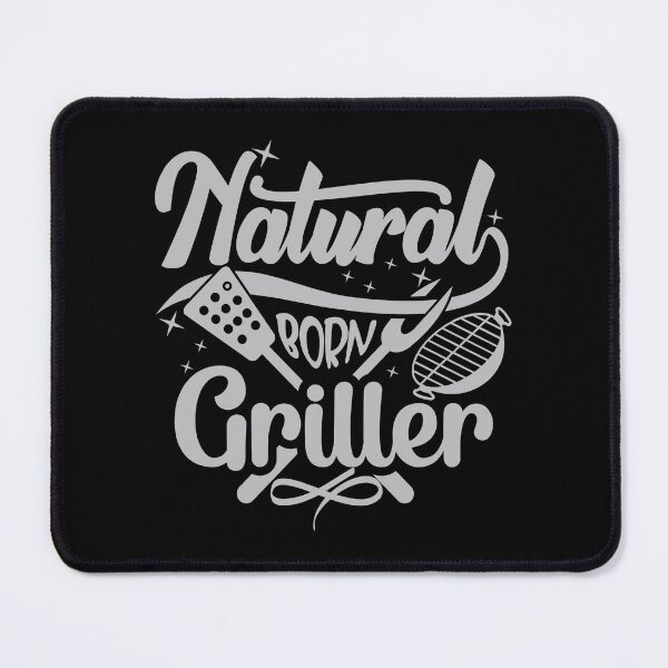 Item preview, Retro Mens Vintage Natural Born Griller Dad Father's Day Tee designed and sold by smartrocket.