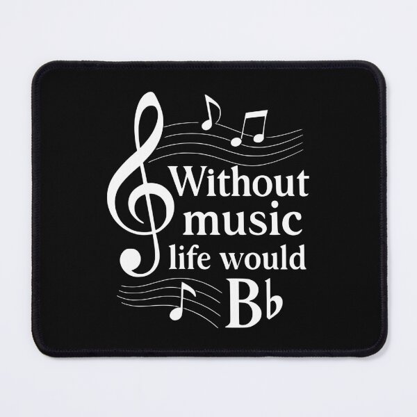Item preview, Without Music Life Would Be Flat designed and sold by Studio Bankai.