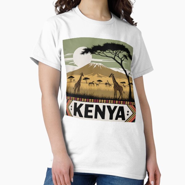 Item preview, Kenya: Vintage Mount Kenya, Savannah & Wildlife Adventure designed and sold by LSV-Art.