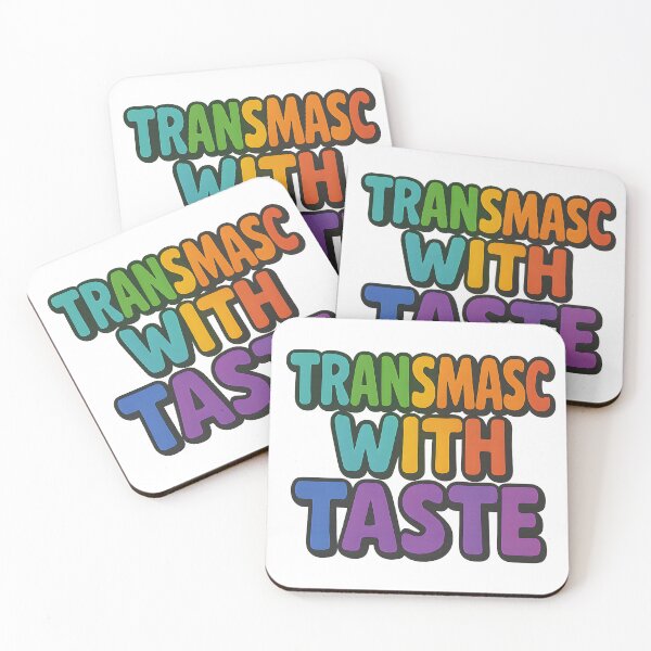 Item preview, Transmasc With Taste – Bold Pride Typography designed and sold by Haus Of Sin.