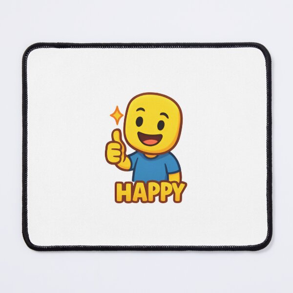 Item preview, Happy Roblox Noob | Funny Smiling Gamer Meme | Roblox Cartoon Design for Fans designed and sold by Printynest.