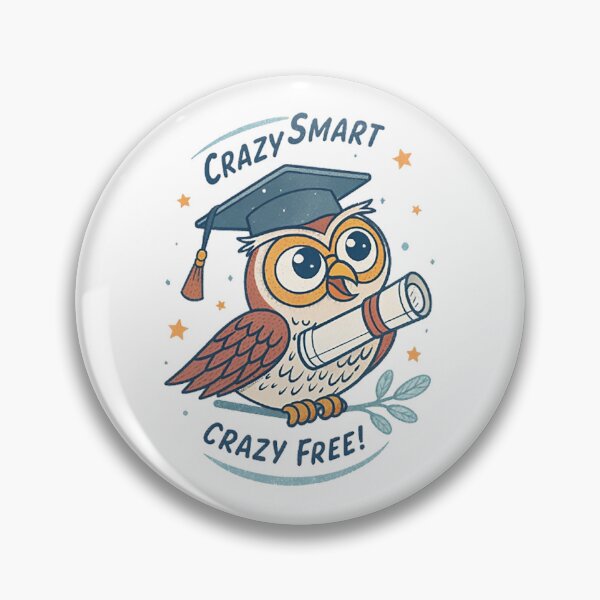 Item preview, Crazy smart, crazy free! designed and sold by likbatonboot.
