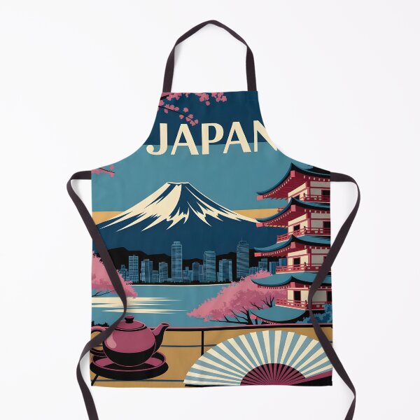 Item preview, Japan: Vintage Mount Fuji, Cherry Blossoms & Cultural Icons designed and sold by LSVart.