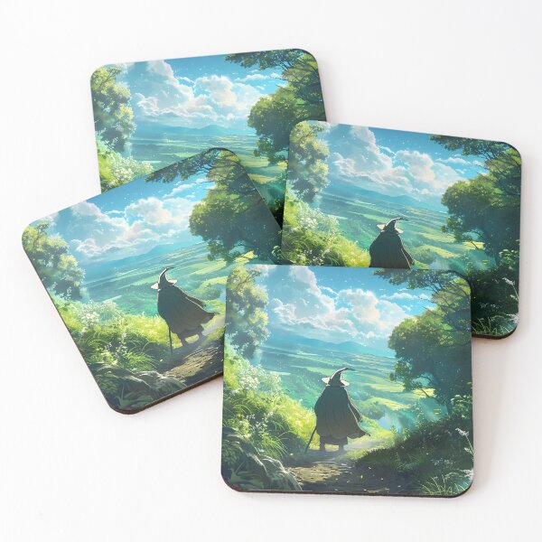 Item preview, Back to the Shire – Ghibli-Inspired Fantasy Artwork | Hobbit Nature Escape designed and sold by czki.