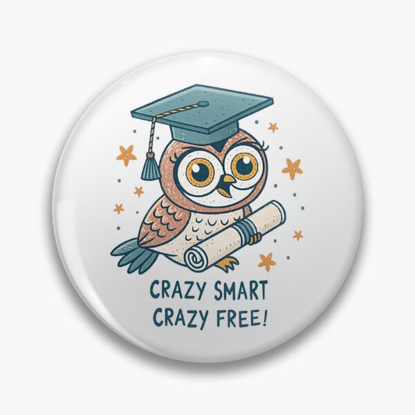 Item preview, Crazy smart, crazy free! designed and sold by likbatonboot.
