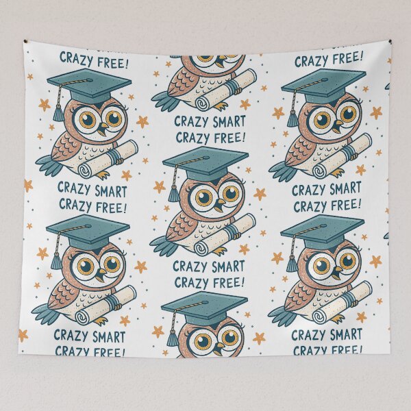 Item preview, Crazy smart, crazy free! designed and sold by likbatonboot.