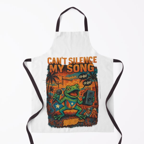 Item preview, Can’t Silence My Song – Puerto Rican Coquí Frog Design designed and sold by cultura143.