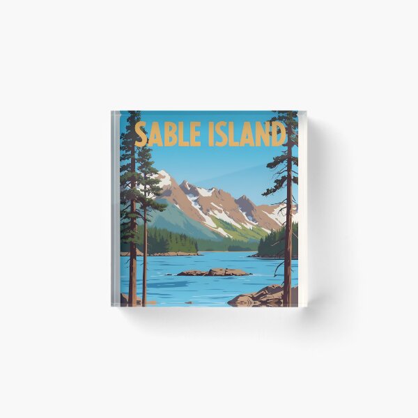 Item preview, Sable Island National Park Canada Vintage Travel Tourism  designed and sold by TravelersGems.