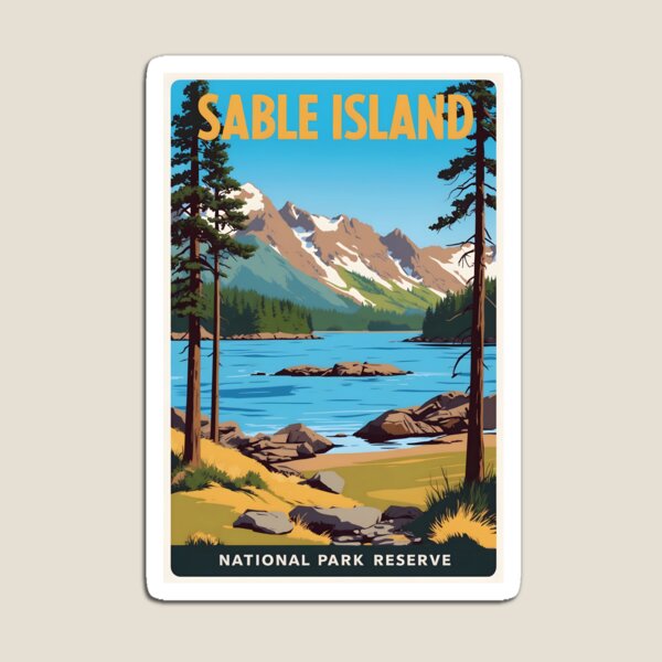 Item preview, Sable Island National Park Canada Vintage Travel Tourism  designed and sold by TravelersGems.