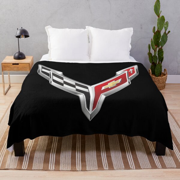 College Covers Corvette Comforter Set Full Team Color Black