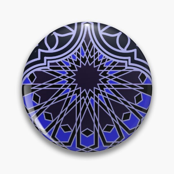 Item preview, Three Decorated Arches in Black and Blue designed and sold by Tarjiart.